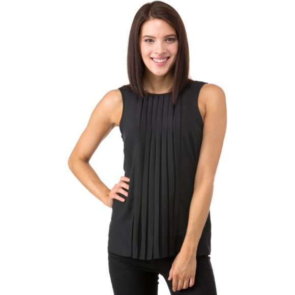 MICHAEL Michael Kors Tops - Michael Michael Kors Sleeveless Pleated Top Petite